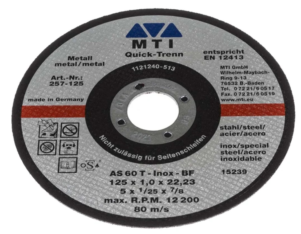 Grinder Steel Cutting Disc 4 inch