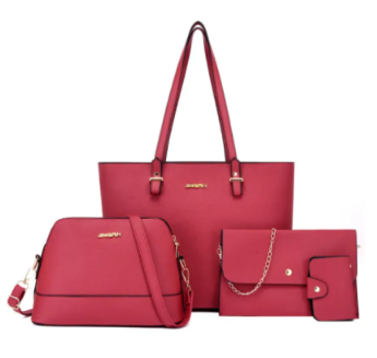 4-Piece Fashionable Waterproof Ladies Combo Bag Set