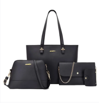 4-Piece Fashionable Waterproof Ladies Combo Bag Set