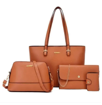 4-Piece Fashionable Waterproof Ladies Combo Bag Set