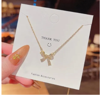 Cute Slim Chain Necklace Neck Jewelry Chain Locket for Women Girls